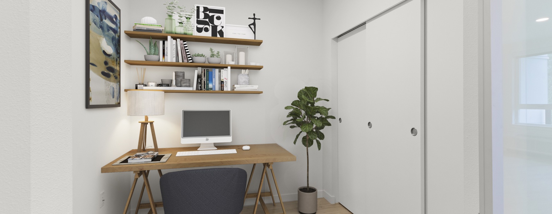 1 Bedroom Plus Den Office 
